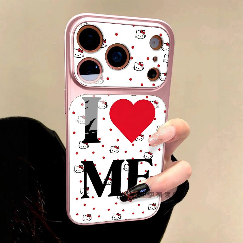 Mobile Tech Accessories - Creatieve Cartoon Kat Liefde Acryl Grote